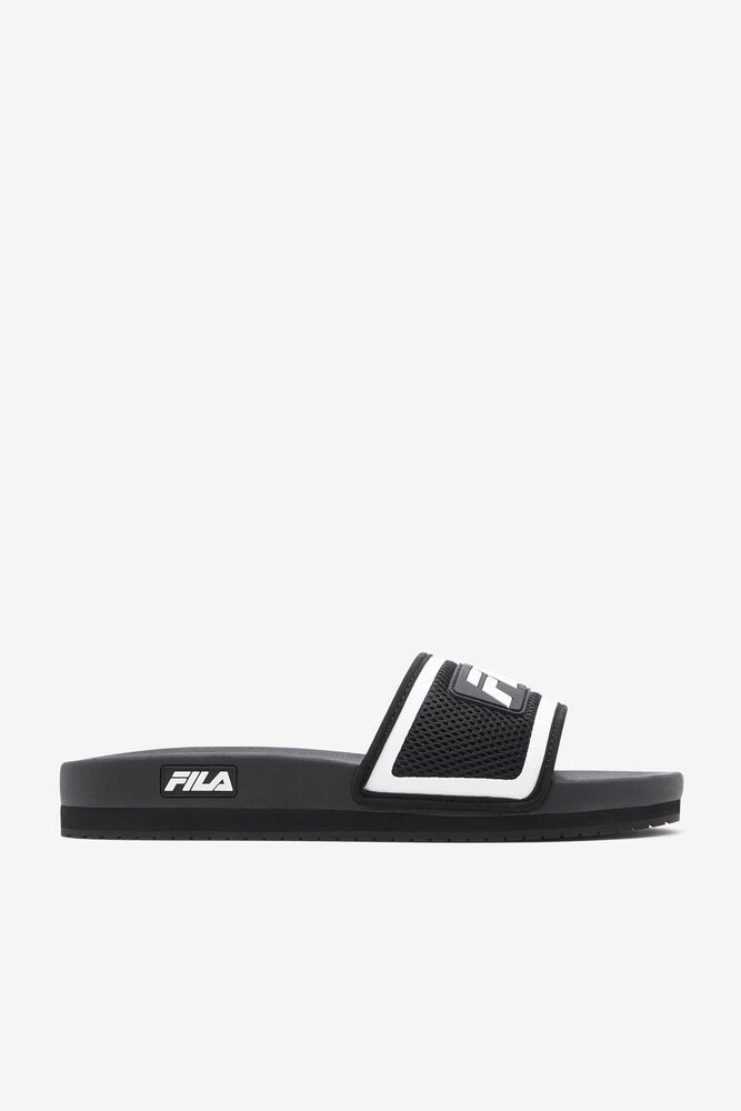 Fila Sandals Mens Black - Lunar Slide - Philippines 2876415-AR